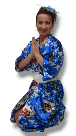 Gejša modrá